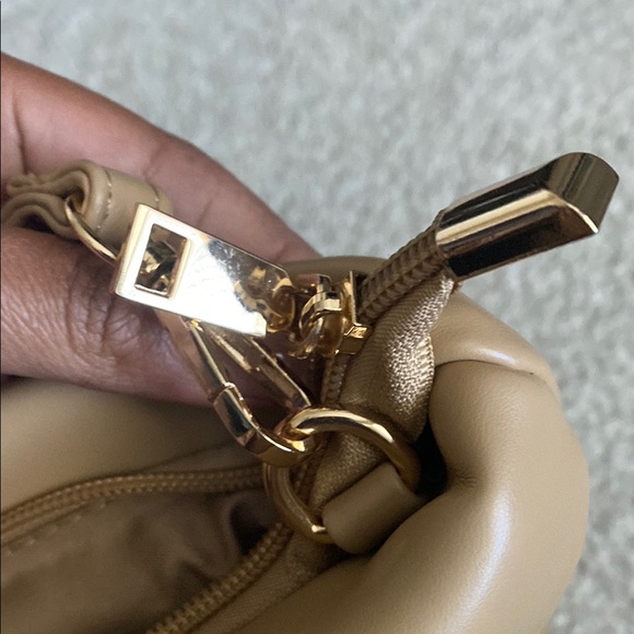 Anthropologie Tan Woven Crossbody Bag - Picture 2 of 7